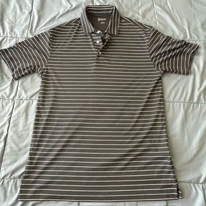 OXFORD Mens Golf Polo shirt grey and white size Medium